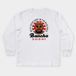 Bancho Sushi Emblem Kids Long Sleeve T-Shirt